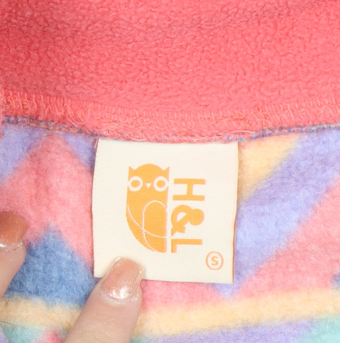 H&L Womens Multicoloured Fleece Pullover Sweatshirt Small