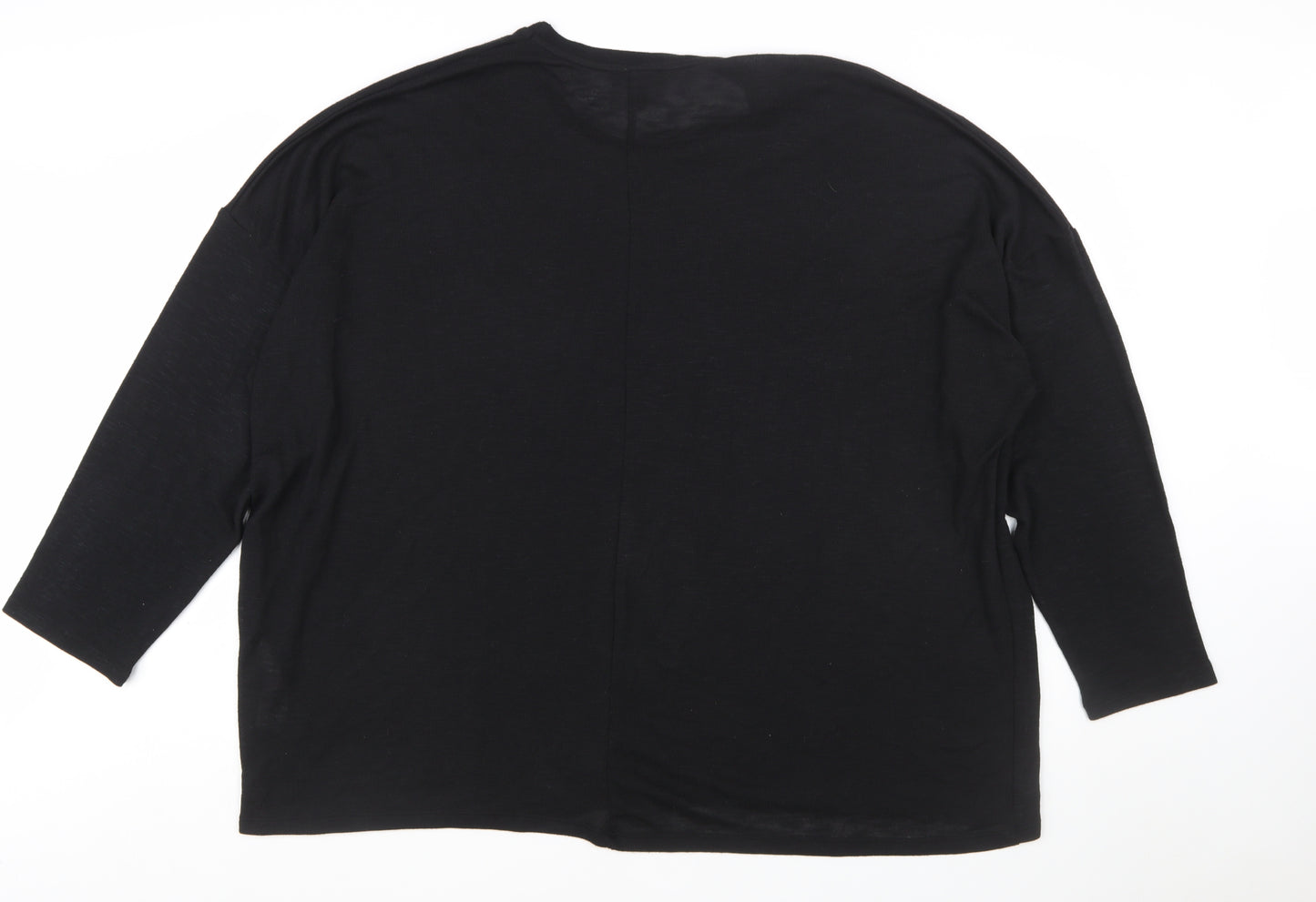 New Look Women Black Rhinestone Plus Size 32 Pullover Jumper