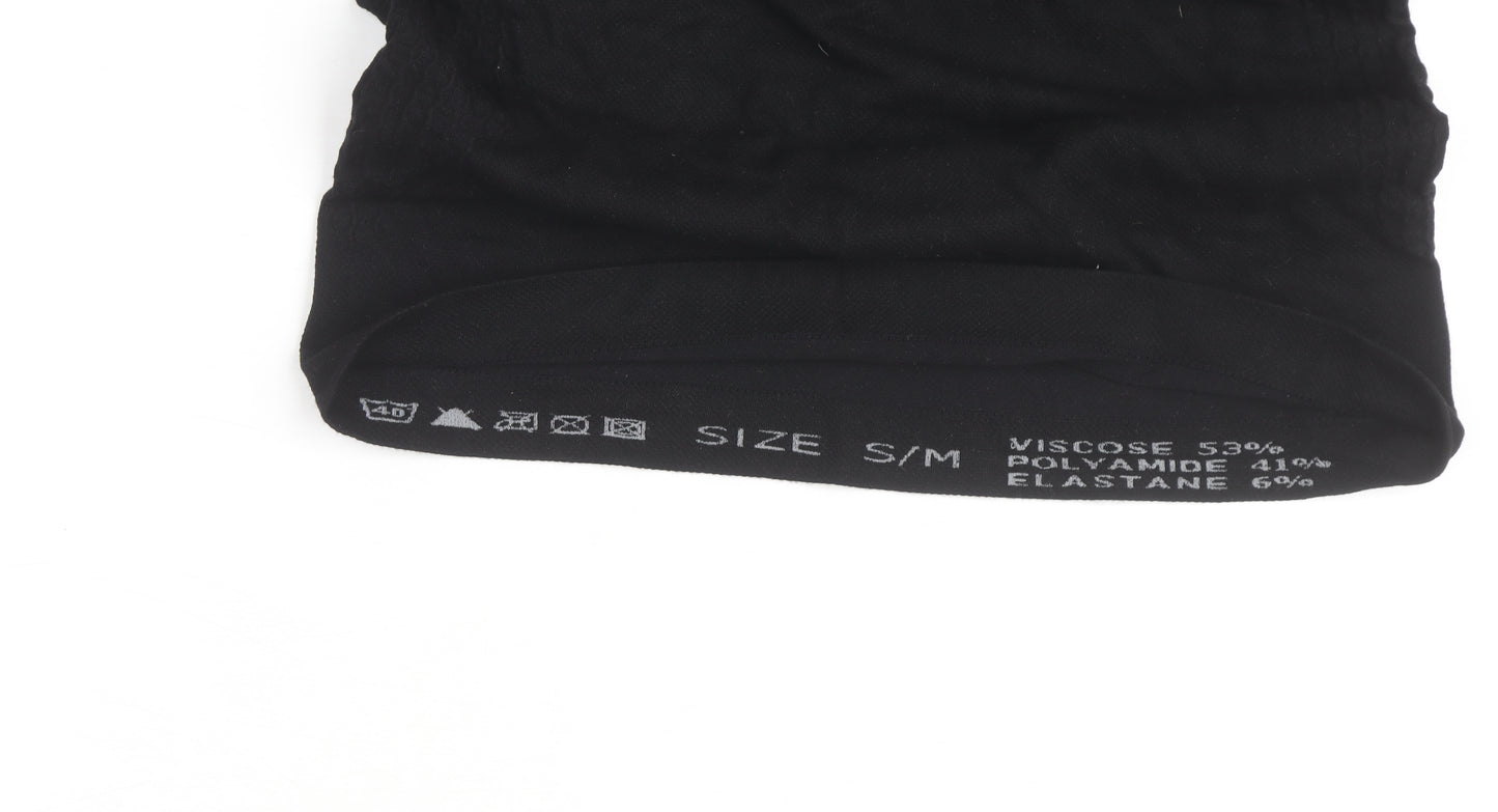 OEX Men's Black Athletic Long Sleeve Base Layer Top S