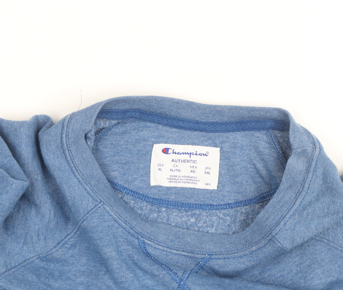 Champion Men's Blue XL Crew Neck Pullover Sweatshirt