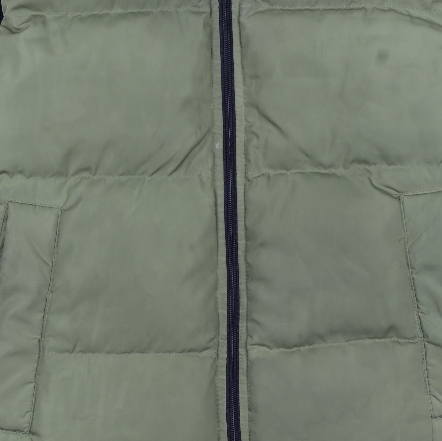 iets frans Women Green XS Puffer Waistcoat Full Zip Gilet