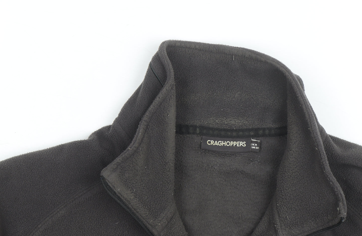 Craghoppers Men's Black Fleece Half Zip Pullover Sweatshirt M