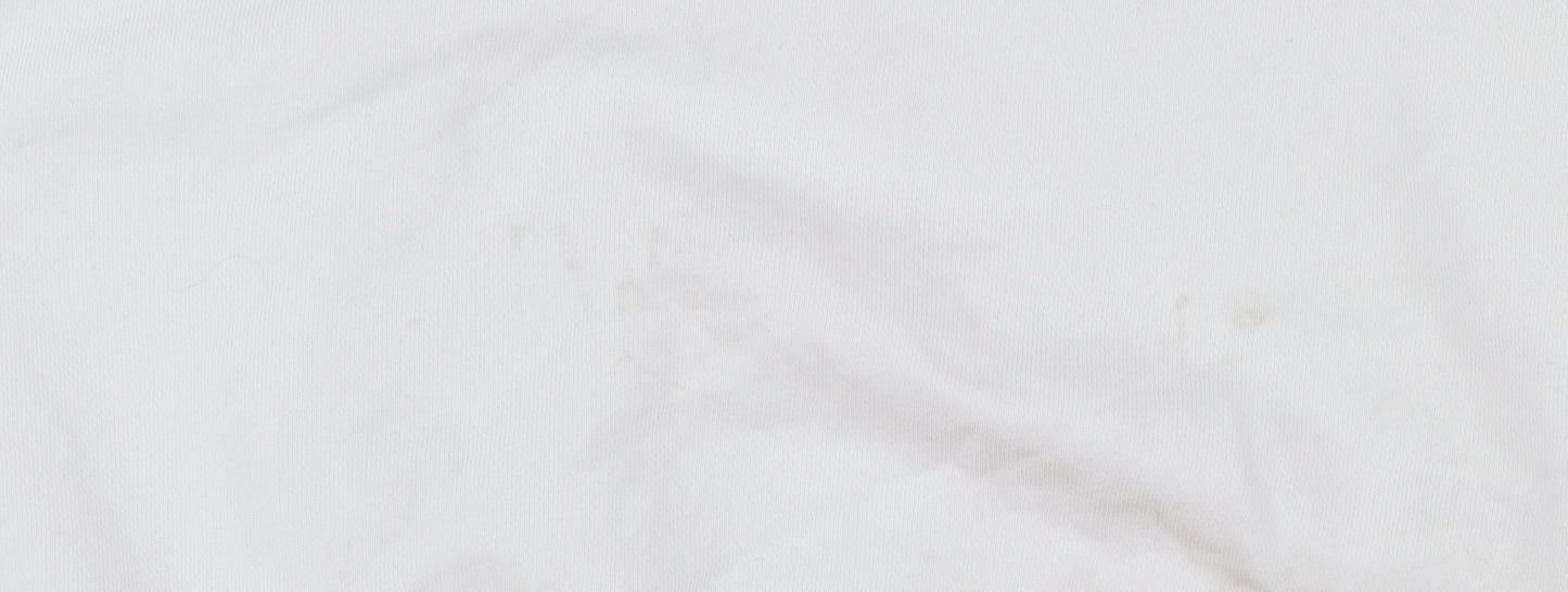 Nike Men White Pullover Hoodie L Graphic Logo Sportswear