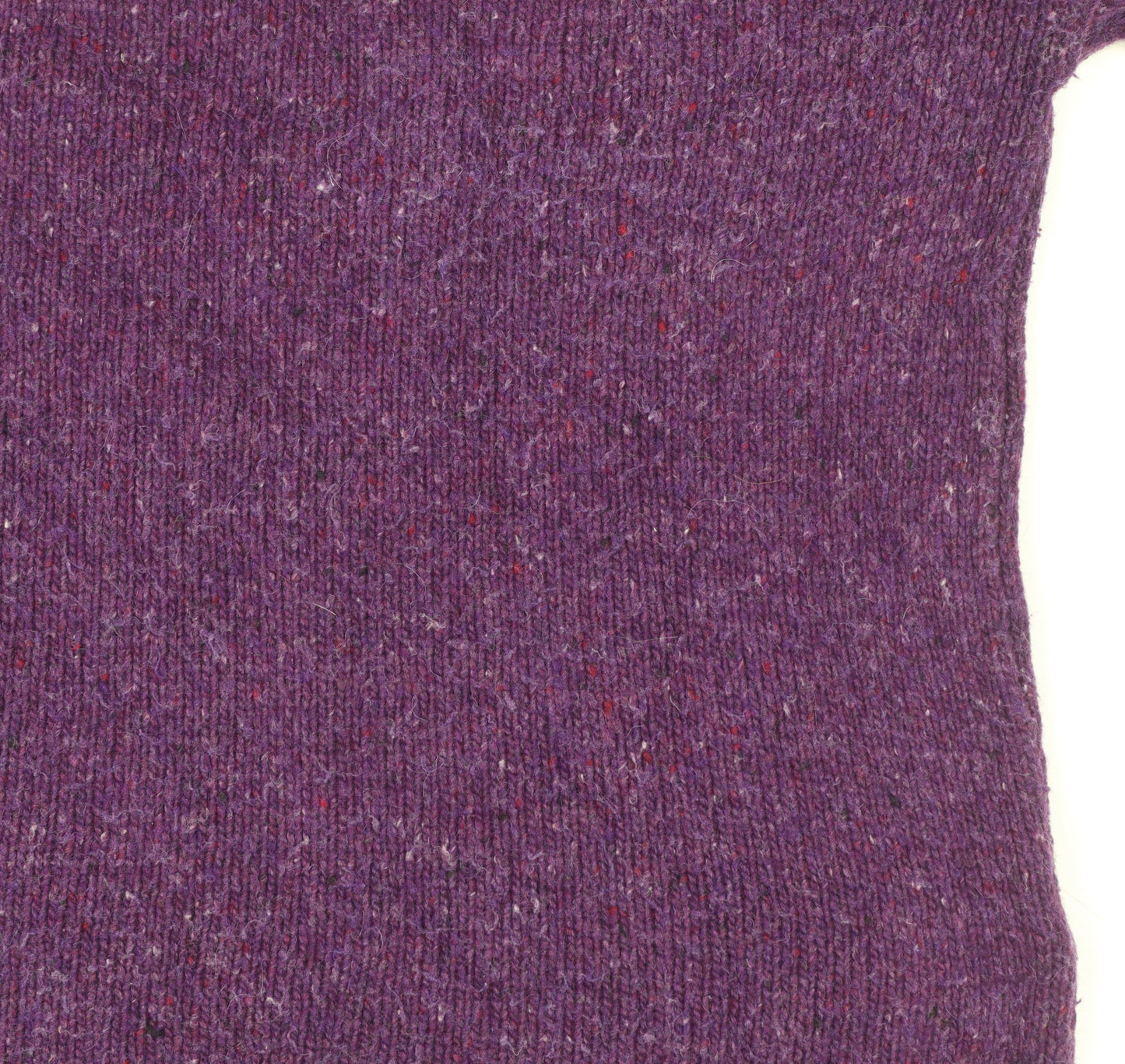 Boden Women Purple Wool Blend Jumper UK 8 Crew Neck Long Sleeve