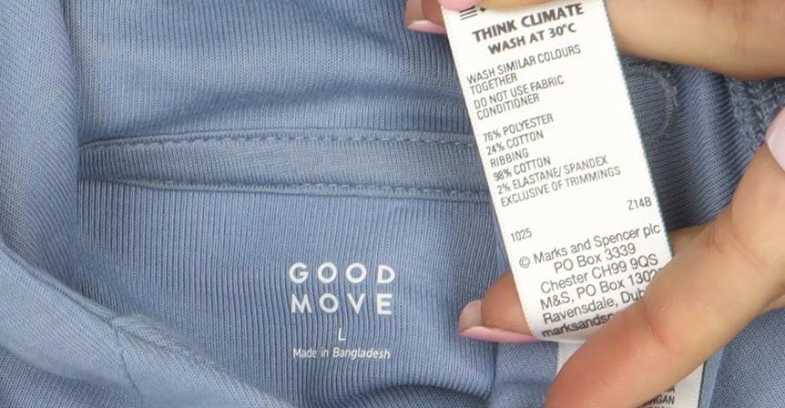 Marks and Spencer Men’s Blue Full Zip Hoodie Size L