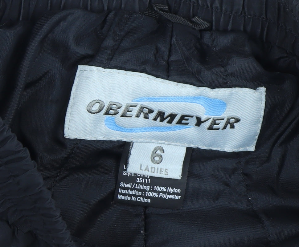 Obermeyer Women's Black Size 6 Insulated Snow Pants