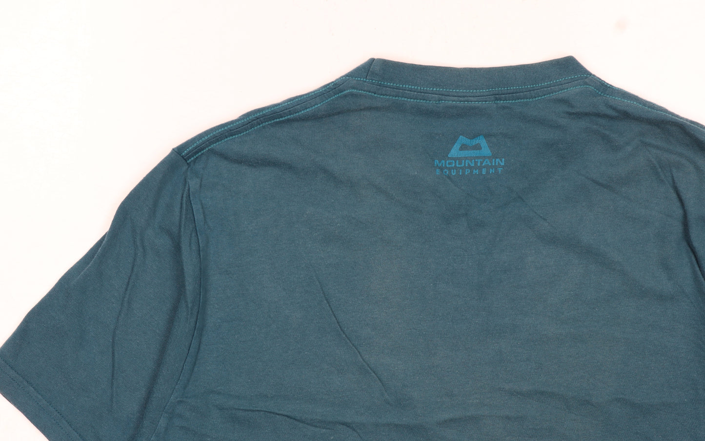 Mountain Equipment Men's Blue Arcade Graphic Cotton T-Shirt M