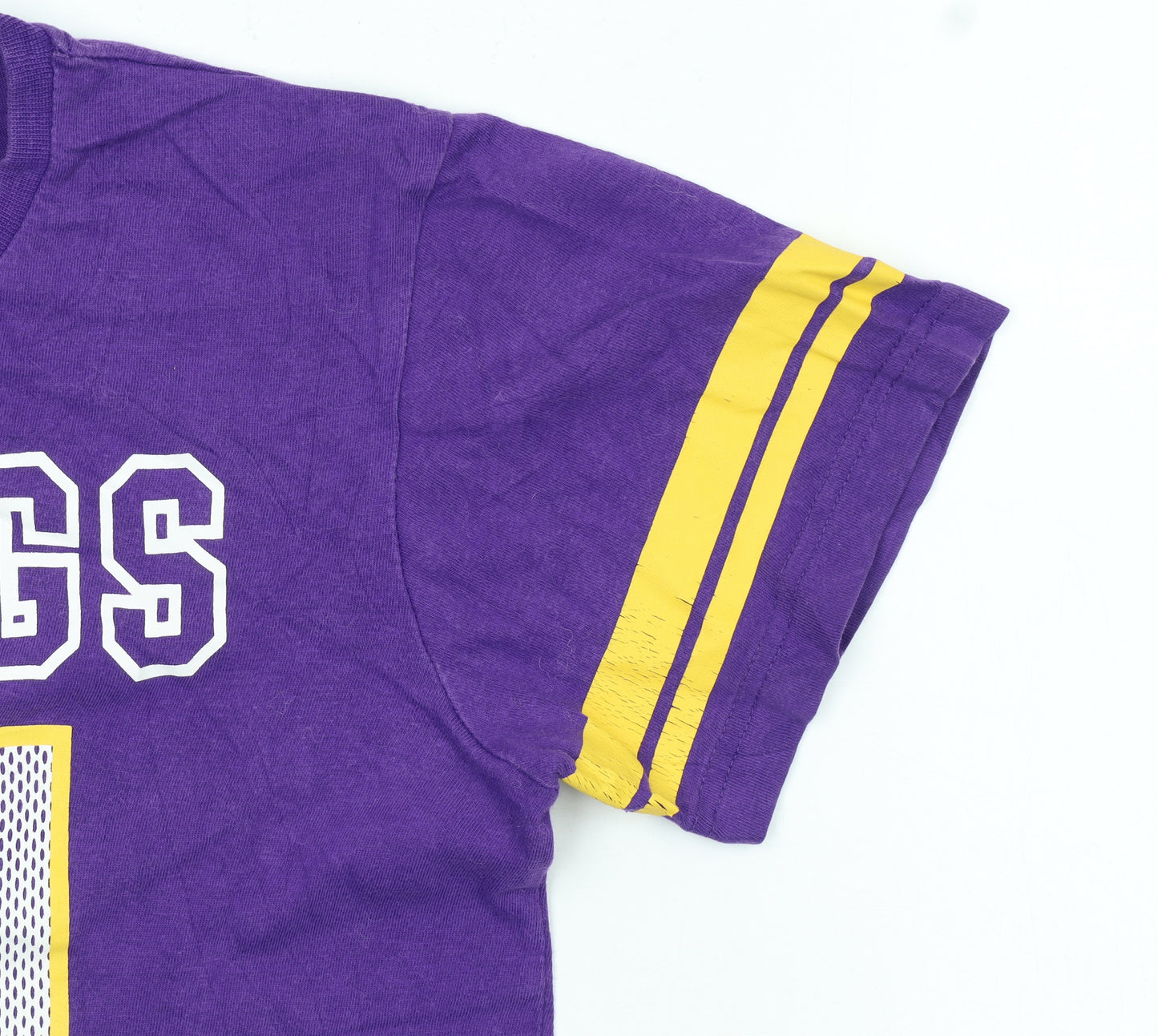 NFL Team Apparel Men's Purple Vikings 61 T-Shirt Small Sports Style