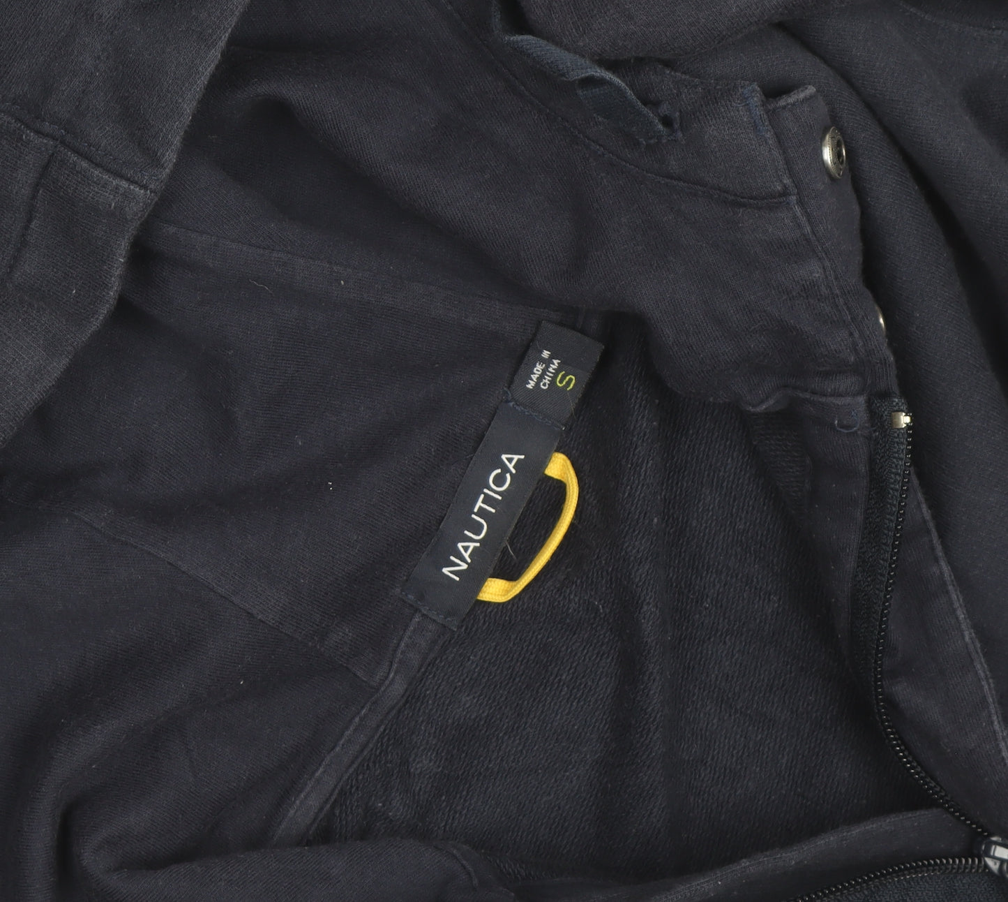 Nautica Men's Blue Pullover 1/4 Zip Hoodie Size S