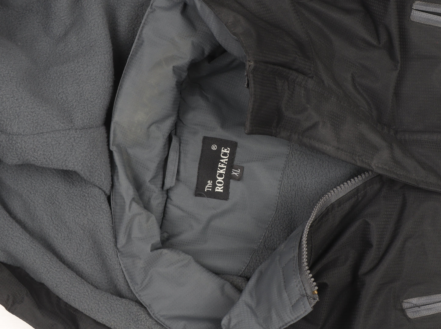 The Rockface Men's Black XL Waterproof Hooded Parka Jacket
