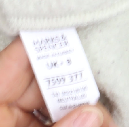 Marks and Spencer Women’s Grey Fleece Zip Waistcoat UK 8