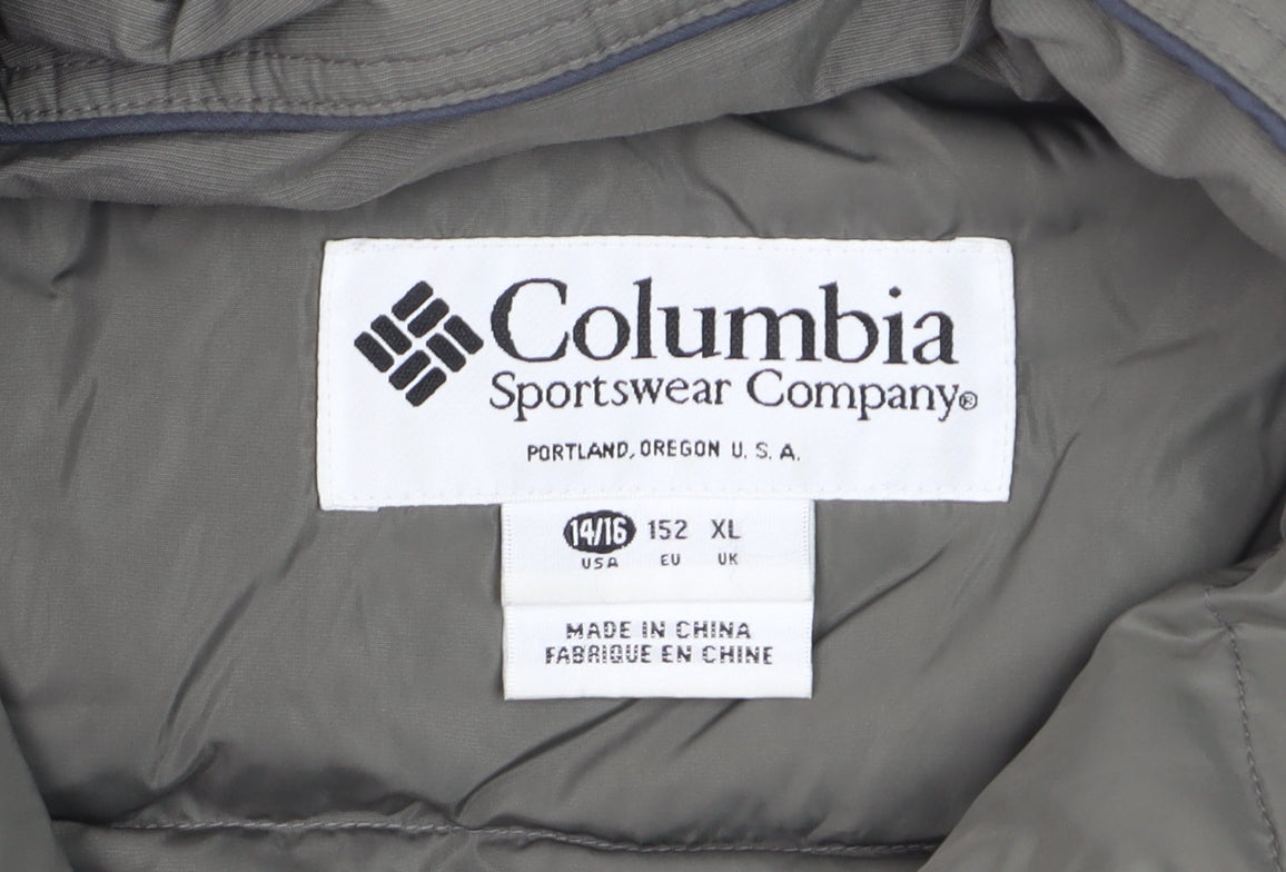Columbia Men's Green XL Waterproof Hooded Padded Parka Jacket