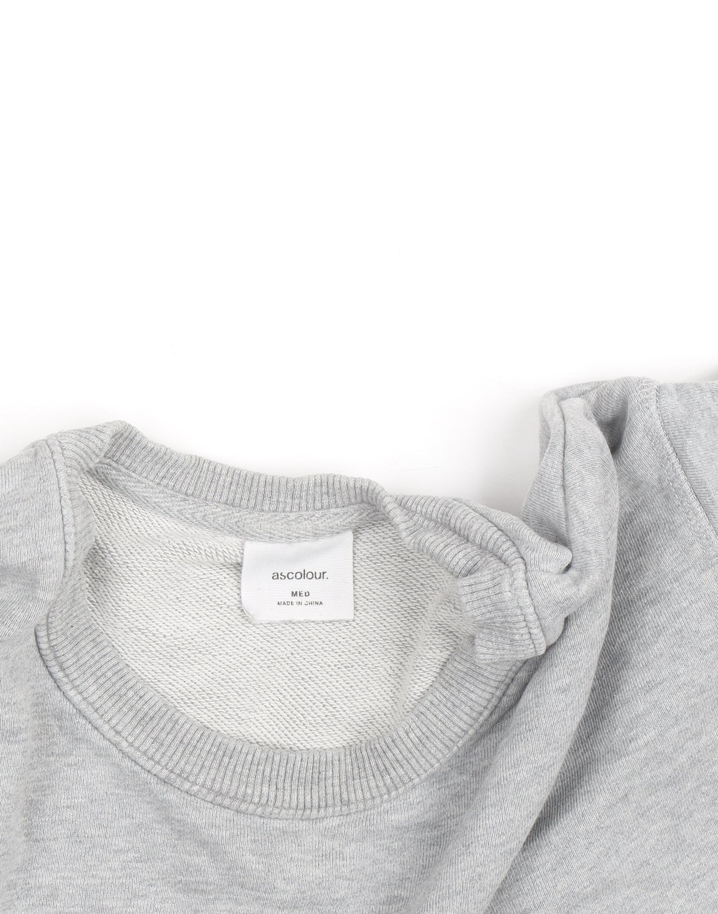 Ascolour Men's Grey Graphic Pullover Sweatshirt Medium