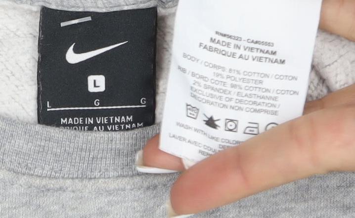 Nike Men’s Grey James Madison Pullover Sweatshirt L