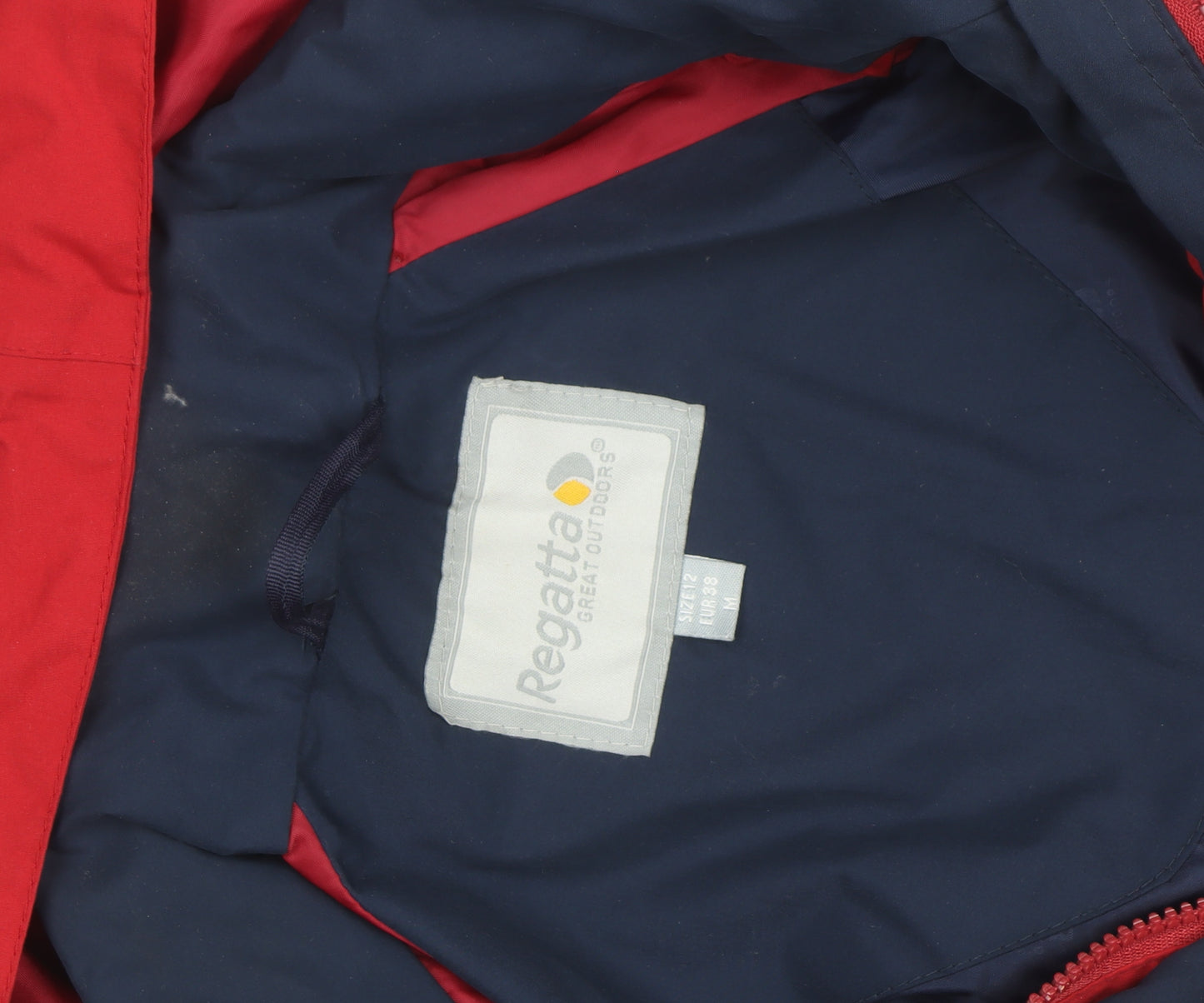 Regatta Women’s Red Waterproof Hooded Parka Jacket Size 12