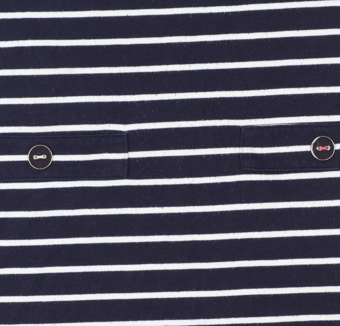 Joules Womens Blue Striped Shift Dress Size 10 3/4 Sleeve