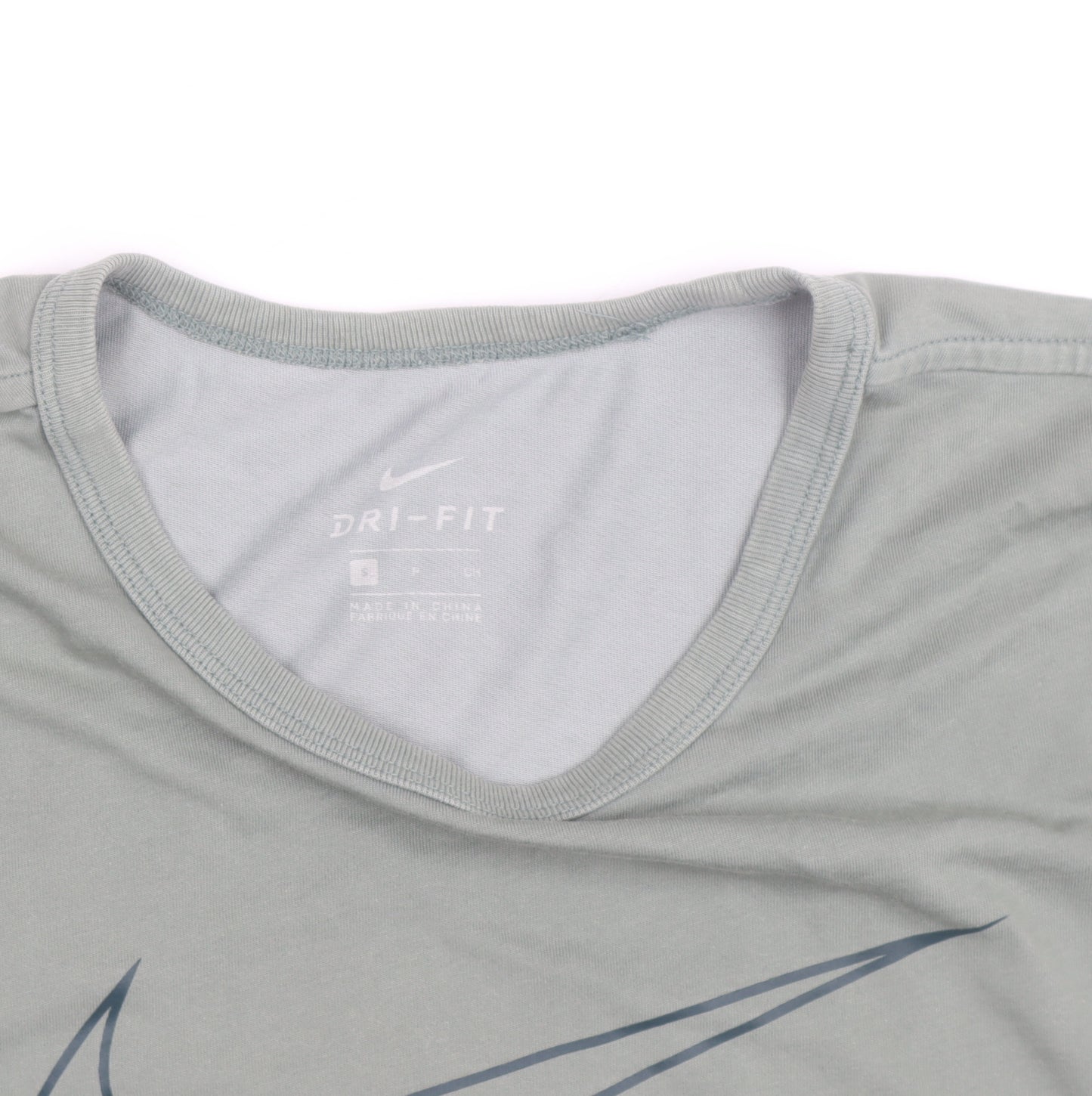 Nike Men's Grey Dri-FIT Running T-Shirt Size S Athletic Fit