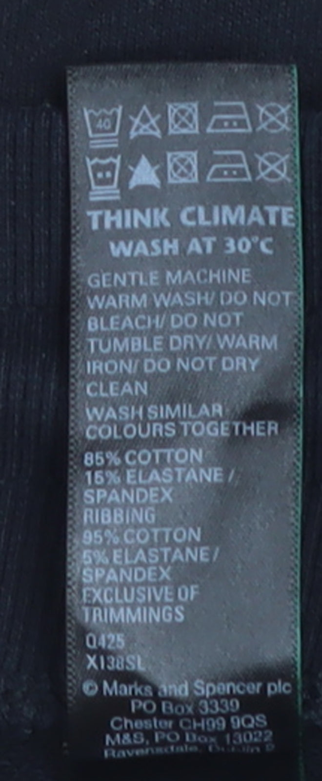 Marks and Spencer Women Black Size 14 Sweat Shorts Drawstring Cotton Blend