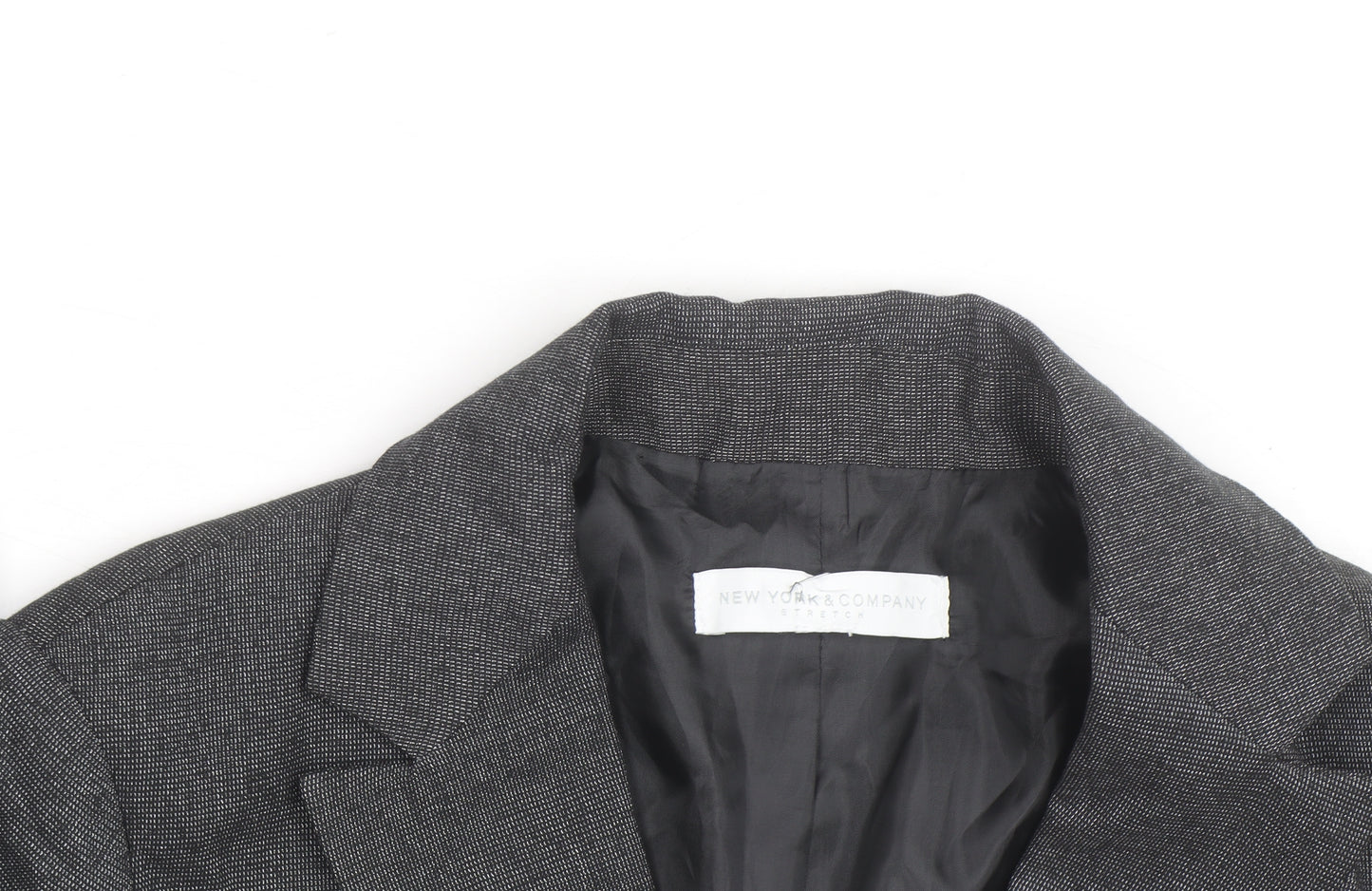 New York & Company Women’s Grey Blazer Jacket Size M Classic Workwear