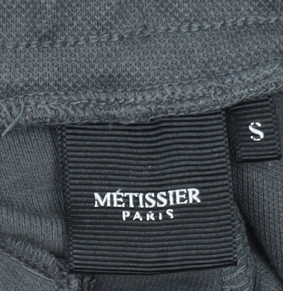 Métissier Paris Men Grey Slim Fit Jogger Trousers Size S