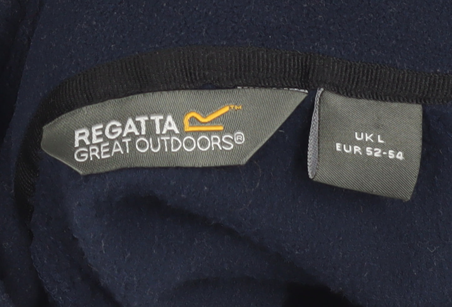 Regatta Mens Blue Fleece Full Zip Jacket Size L Outdoor Casual