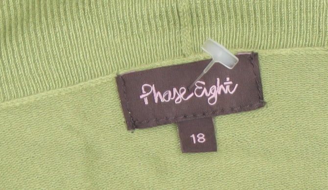 Phase Eight Women’s Green Shrug Knit Cardigan Size 18