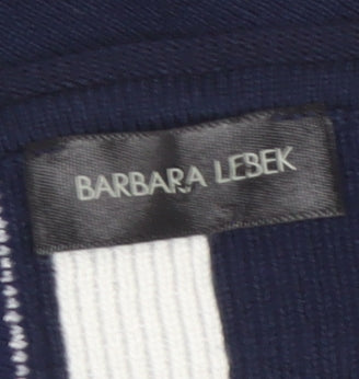 Barbara Lebek Women’s Blue Knit Pullover Jumper Size 12