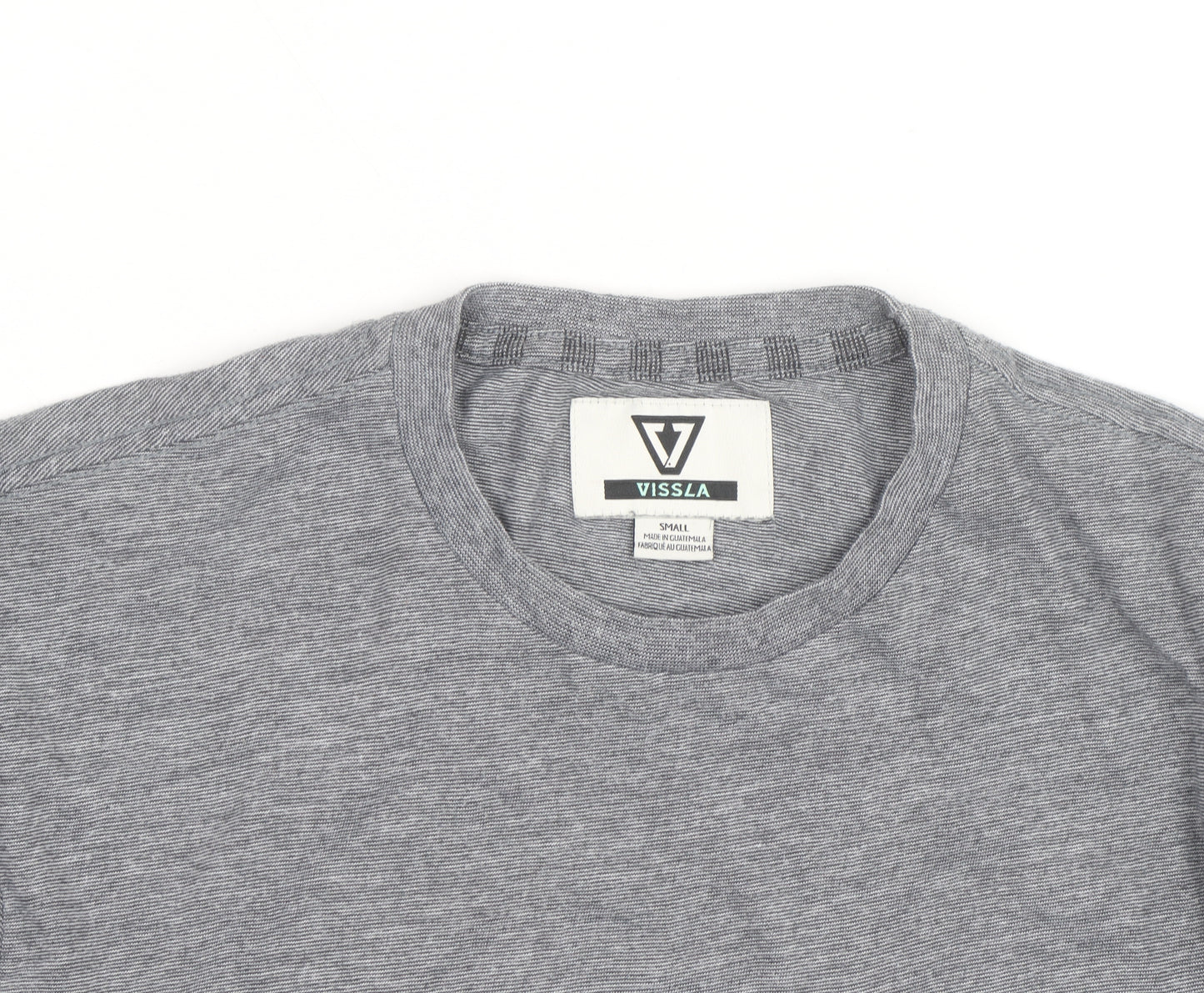Vissla Men's Grey Long Sleeve Cotton Casual Shirt Size S