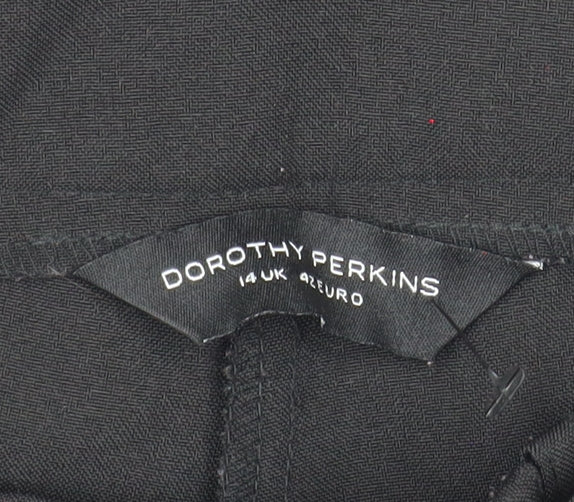 Dorothy Perkins Women’s Black Size 14 Classic Straight Dress Trousers