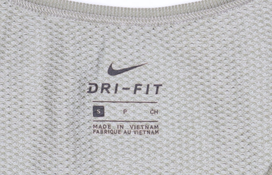Nike Women's Green Dri-FIT Short Sleeve Athletic T-Shirt Size S