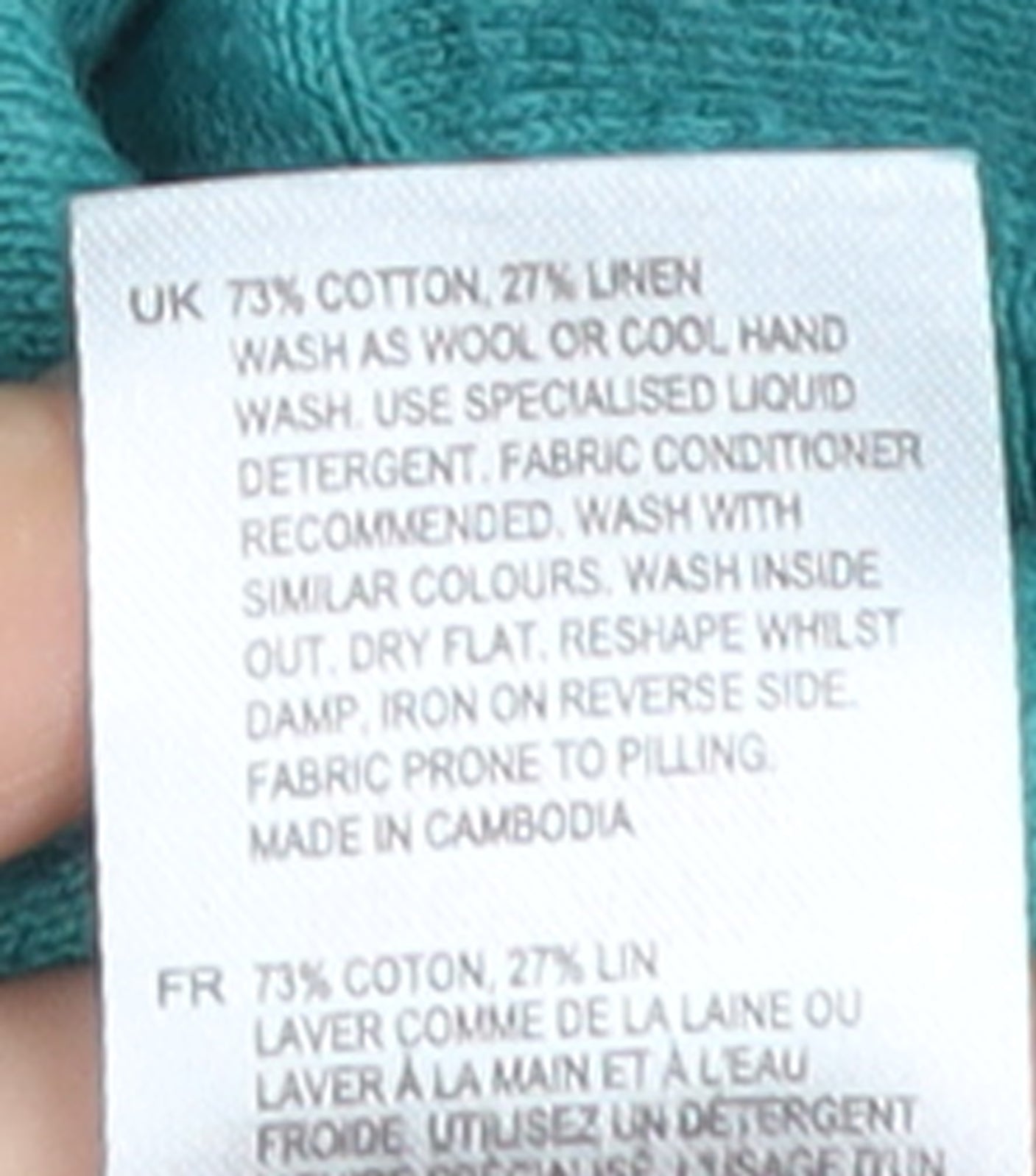White Stuff Women Green Size 12 Tie Front Scoop Neck Jumper