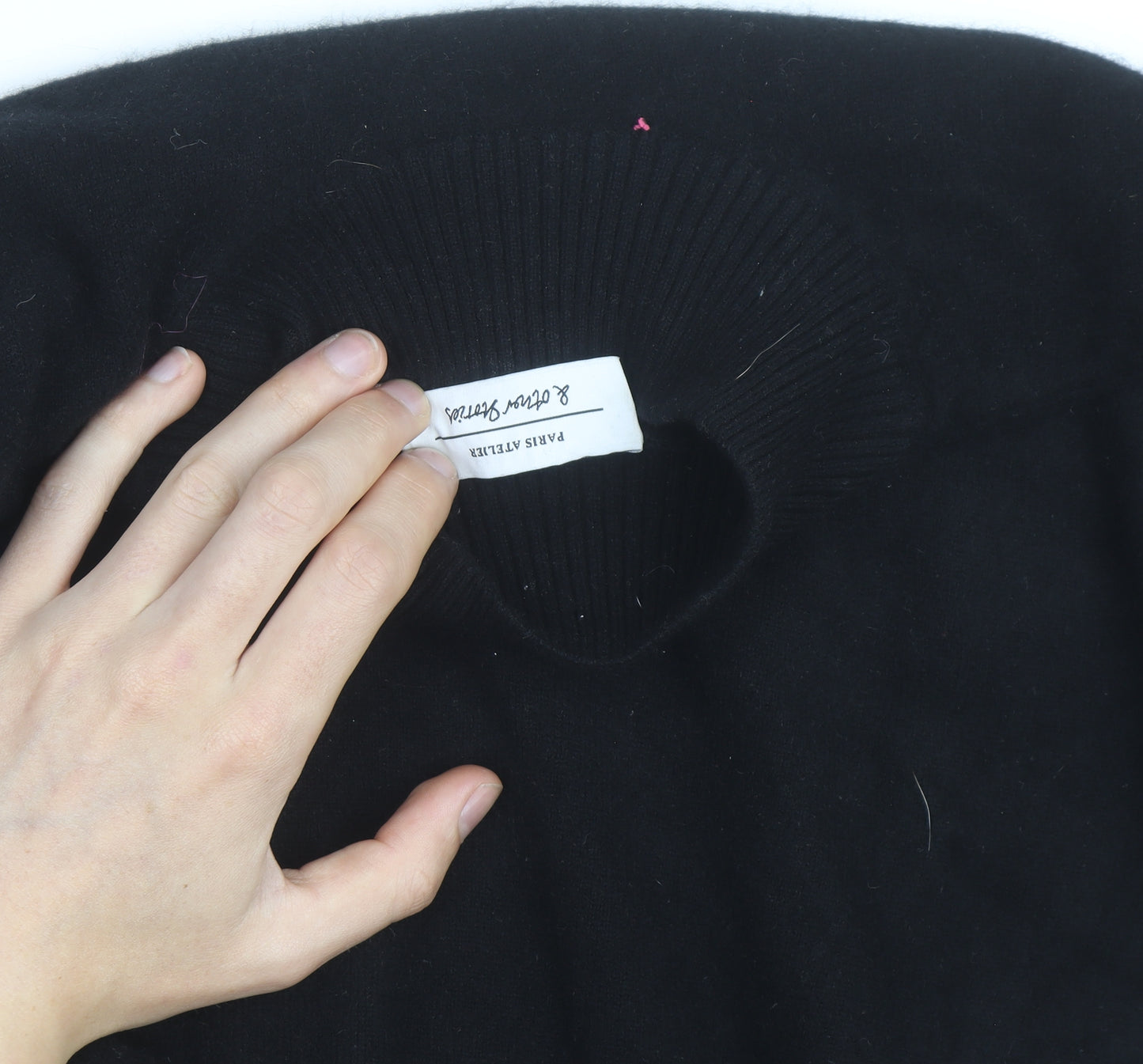 Paris Atelier & Other Stories Women's Black Cashmere Belted Cardigan M