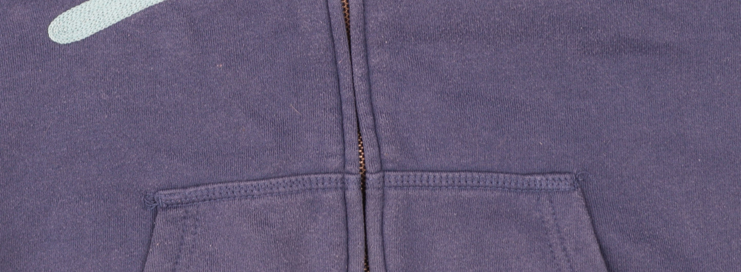 Saltrock Womens Blue Full Zip Hoodie Size 12 with Logo Design