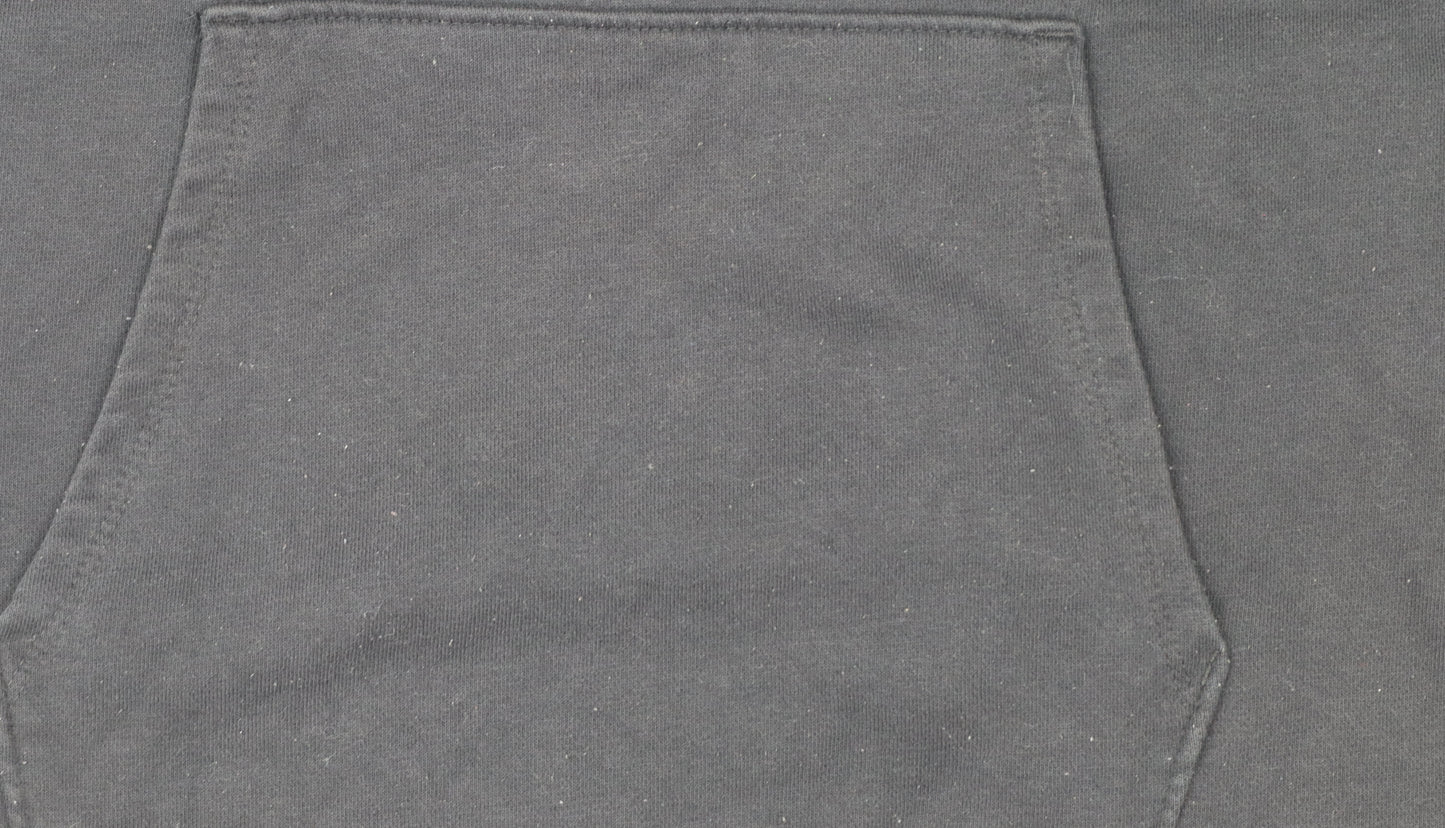 Champion Men's Black XL Pullover Hoodie with Embroidered Logo