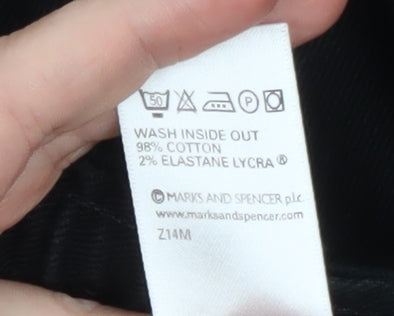 Marks and Spencer Women’s Black Straight Jeans Size 20 Long