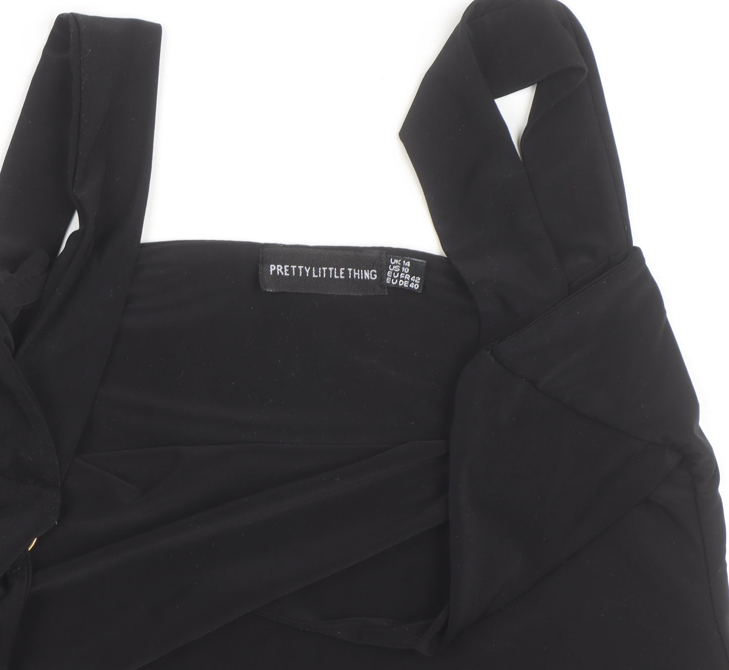 Pretty Little Thing Women’s Black Size 14 Camisole Tank Top