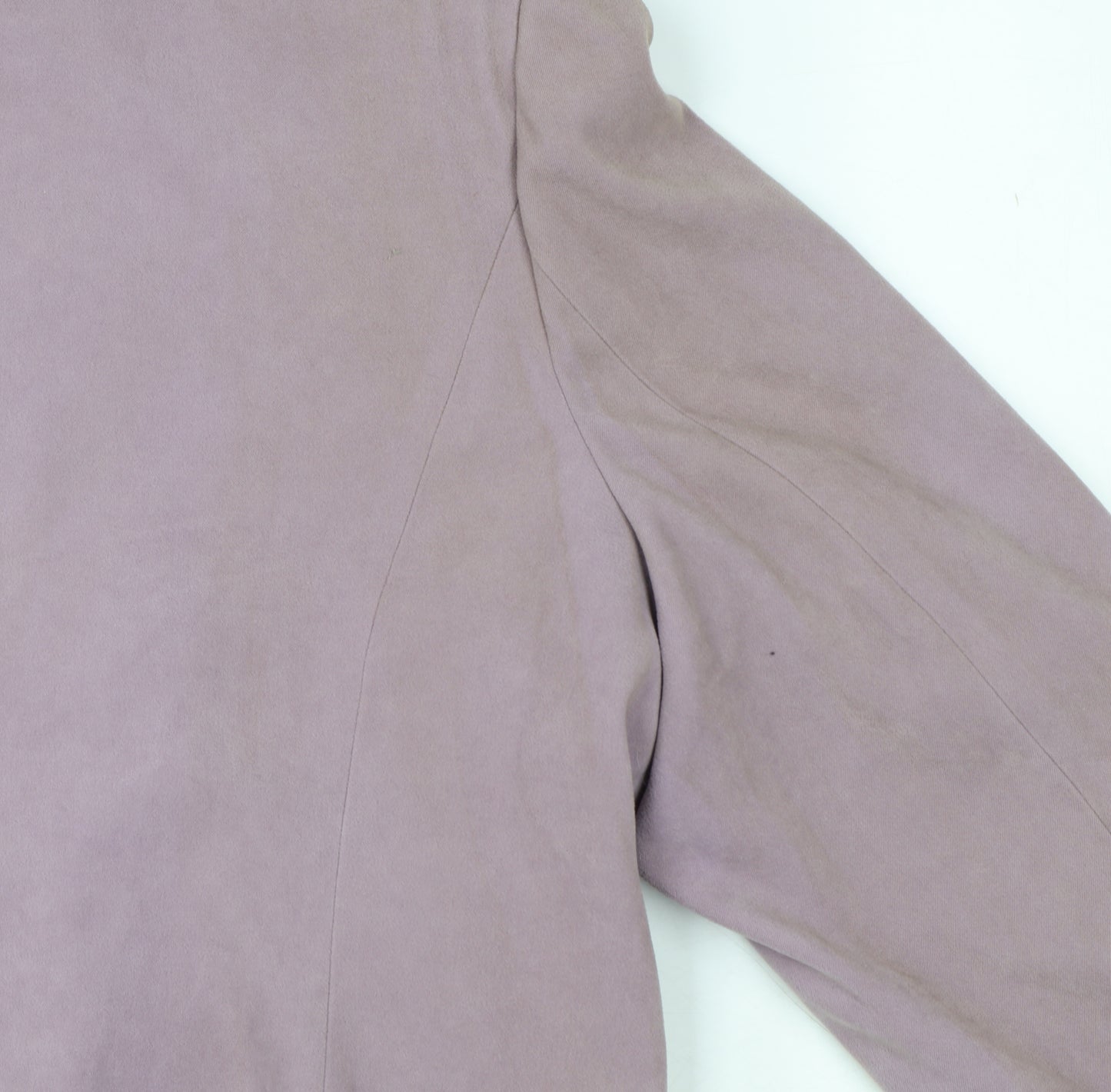 Bonmarché Women’s Purple Suede Look Zip Collared Jacket Size 18