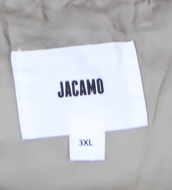 Jacamo Men’s Beige 3XL Basic Jacket Cotton Nylon Lined Workwear