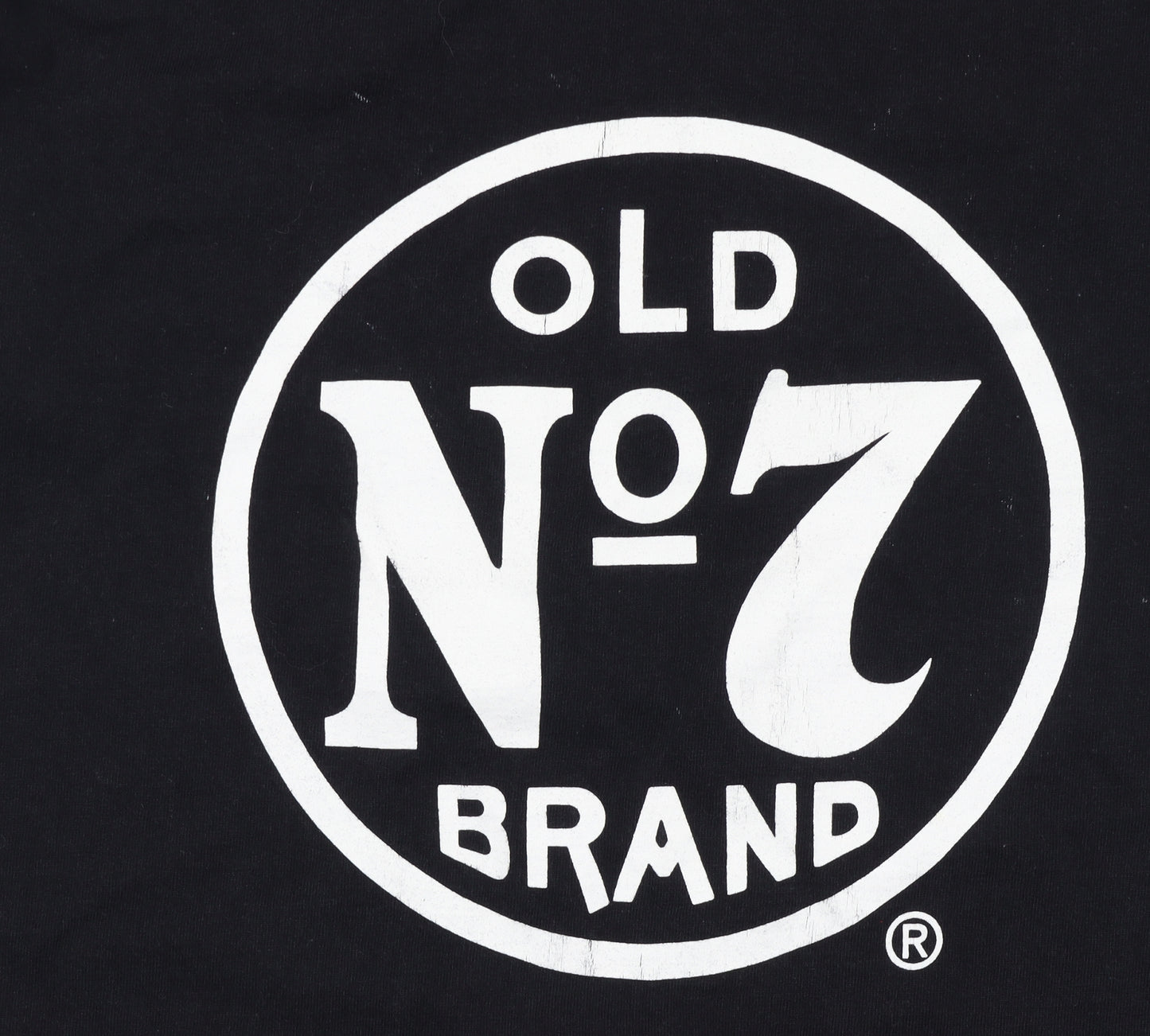Jack Daniel's Men's Black L Old No.7 Logo Graphic Cotton T-Shirt