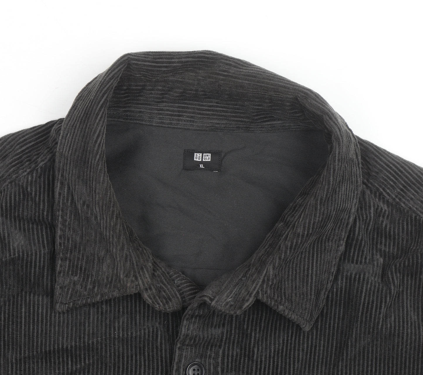 Uniqlo Men’s Black Corduroy Lined Button Jacket XL