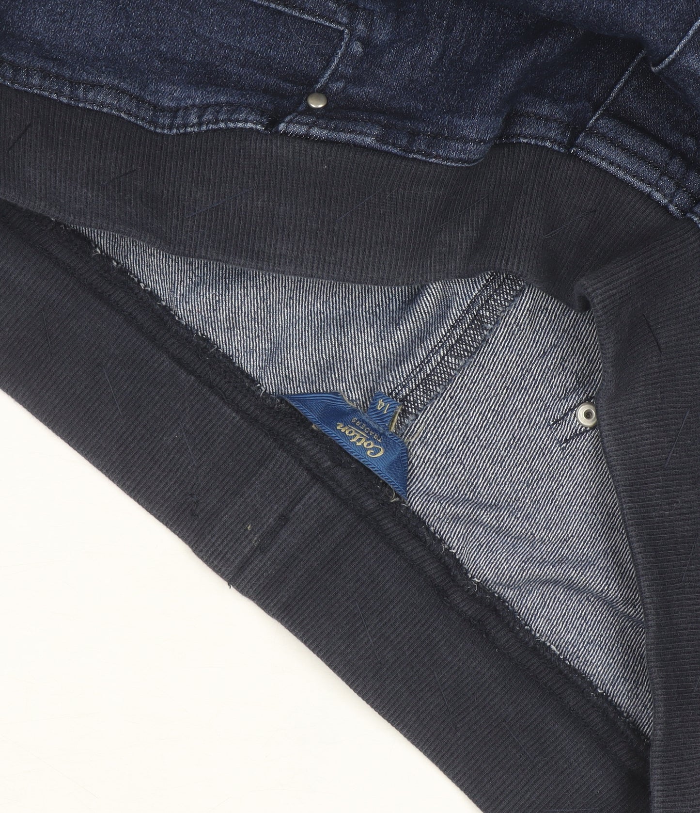 Gloria Vanderbilt Women's Blue Stretch Denim Pull-On Jeans Size 14
