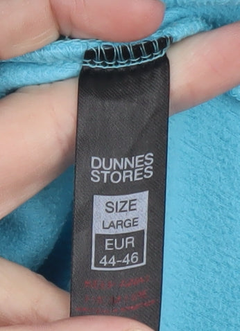 Dunnes Stores Women Blue Fleece Full Zip Jacket Size 16