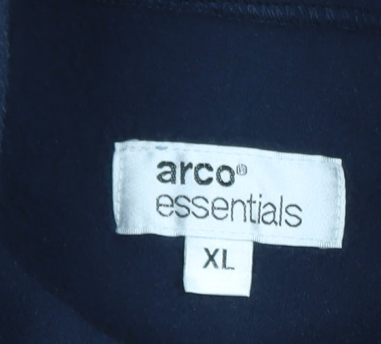Arco Essentials Men’s Blue Fleece Zip Jacket XL Workwear