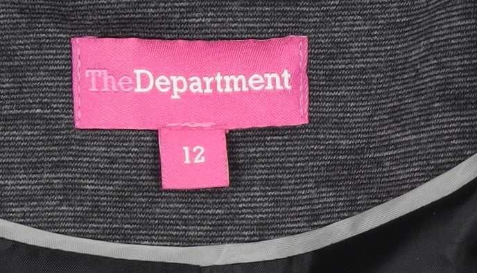 The Department Women's Grey Size 12 Single-Breasted Blazer