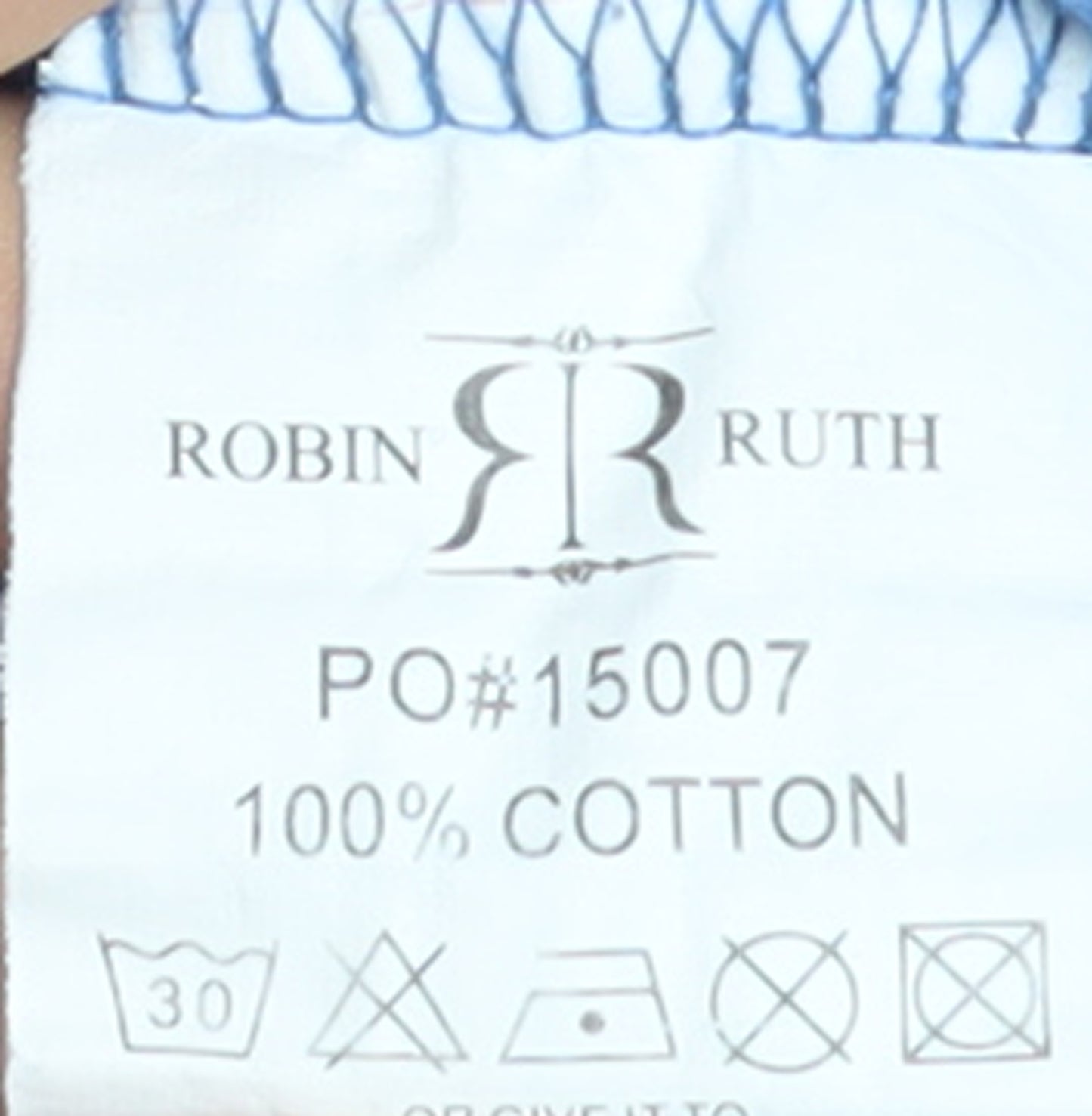 Robin Ruth Men's Blue España Polo Shirt XL Cotton Casual