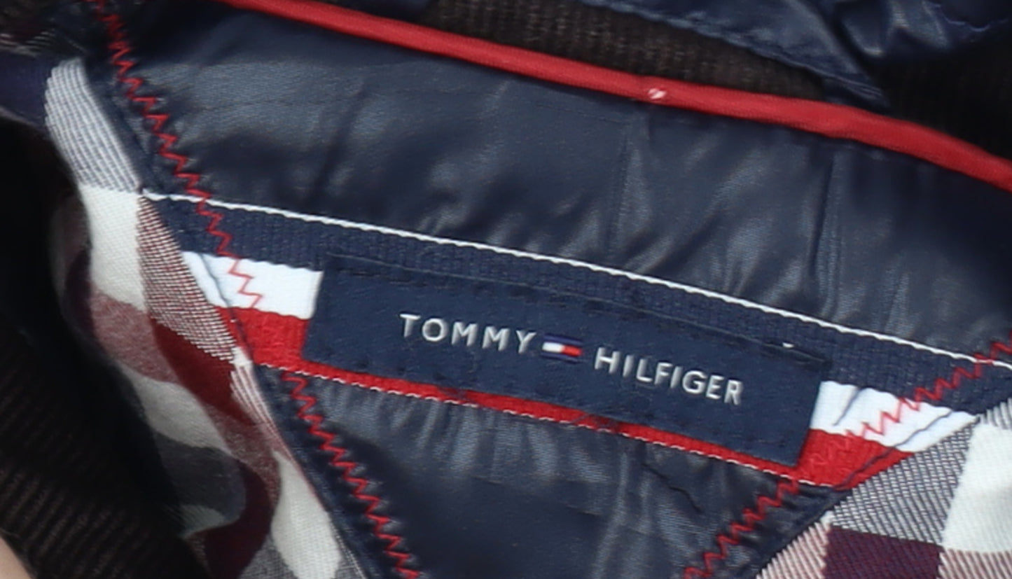 Tommy Hilfiger Women's Blue Quilted Padded Jacket Size 14