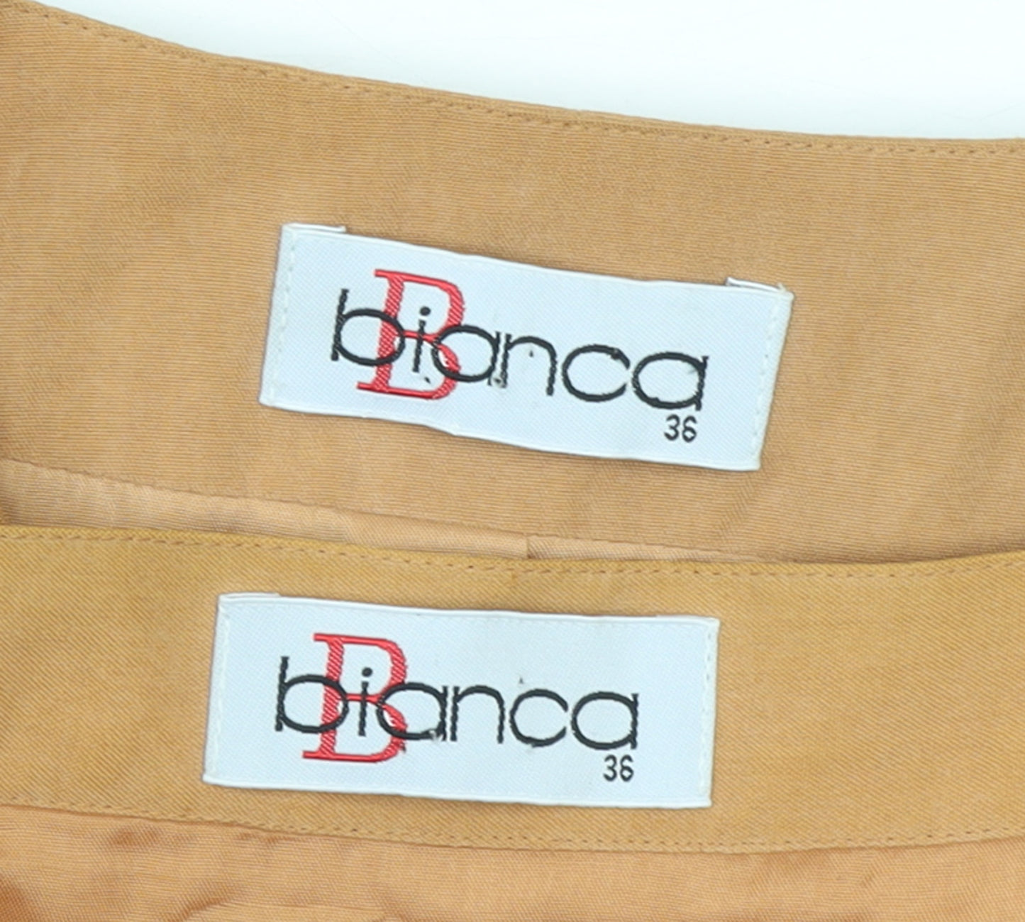 Bianca Women Beige Skirt Suit Set Size 8 Classic Two-Piece