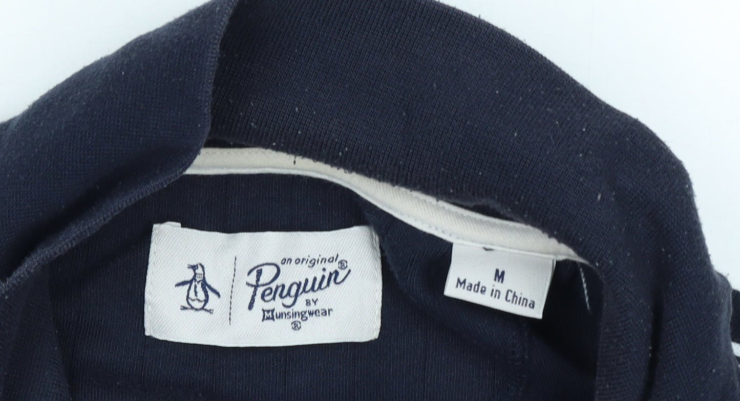 Original Penguin Men's Blue Full Zip Sweatshirt Size M