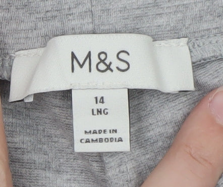 Marks and Spencer Women’s Grey Cargo Trousers Size 14 Regular