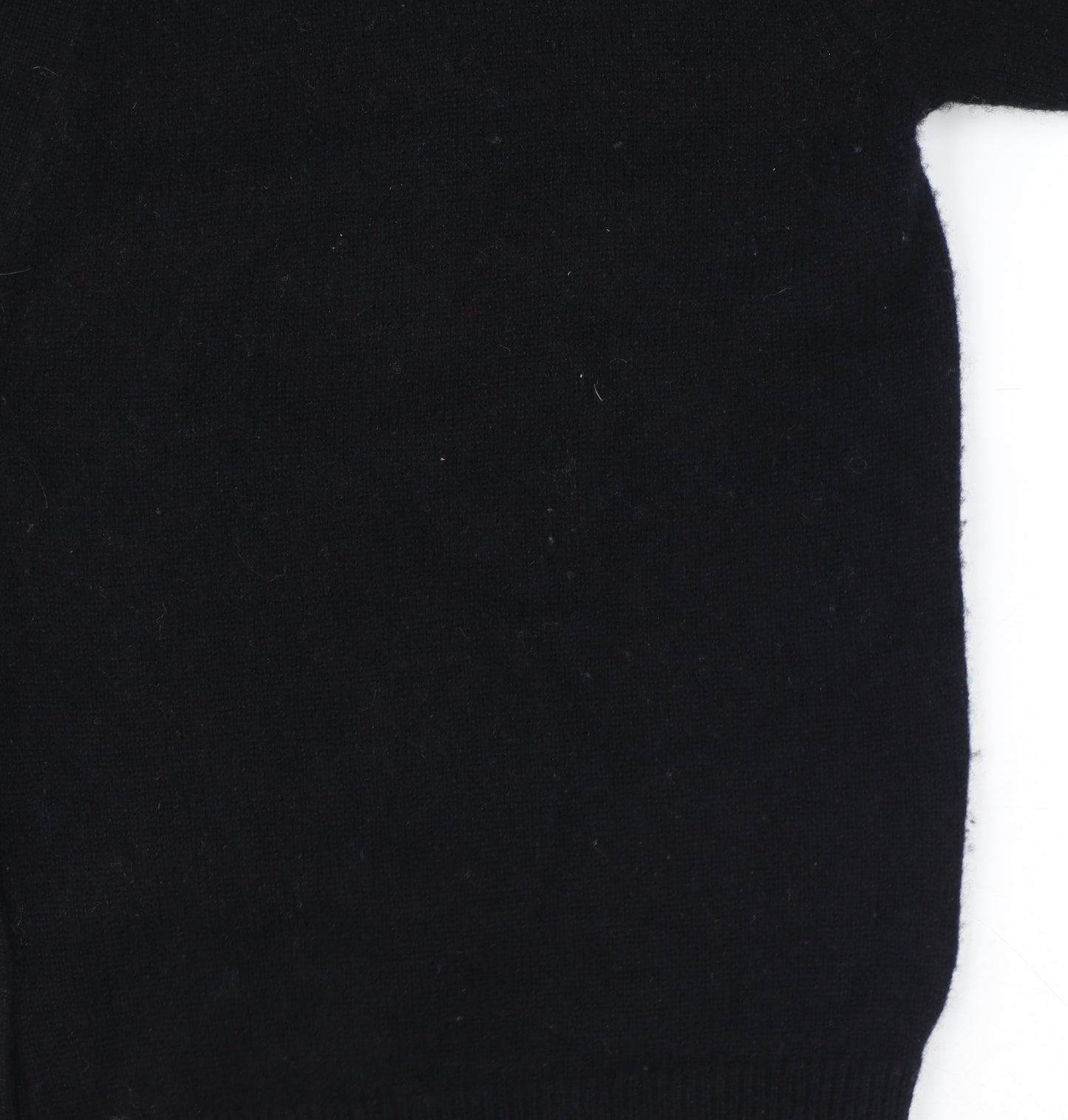 & Other Stories Women Black Wool V-Neck Cardigan Size 12
